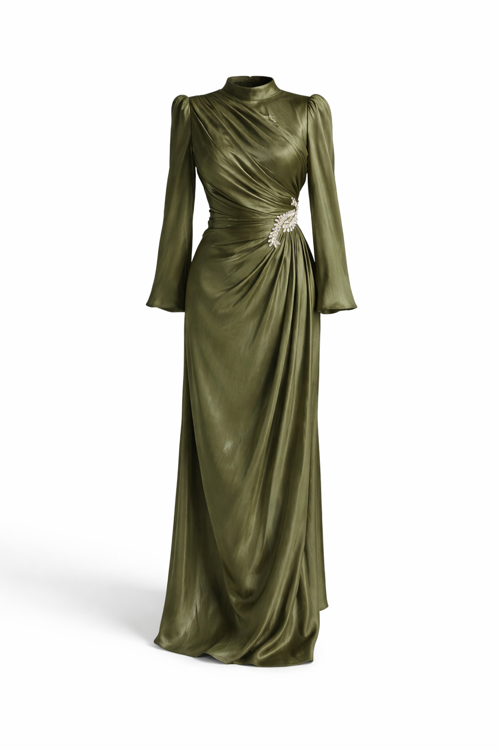 The Draped Dynasty - Olive Green